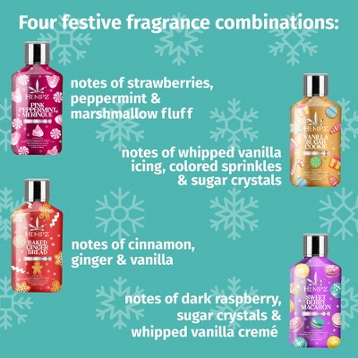 Hempz Limited Edition Moisturizing Body Lotion Gift Set Sugar & Spice 9 fl oz/4pk - Missing Box