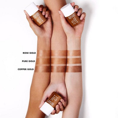 e.l.f. SKIN Bronzing Drops Pure Gold 1 fl oz - Imperfect Box