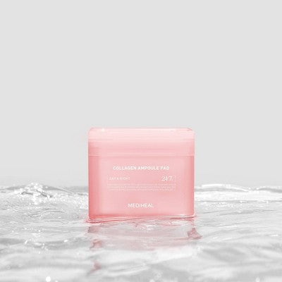 MEDIHEAL Collagen Ampoule Toner Pads 100ct - New