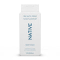 Native Body Wash for Men & Women Sea Salt & Cedar 18 fl oz - Imperfect Container