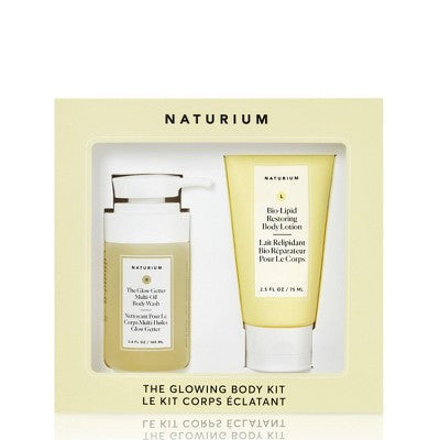 Naturium Glowing Body Holiday Skincare Gift Set 2pc - Imperfect Box