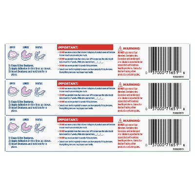 Fixodent Plus Scope Secure Denture Adhesive 2oz/3pk - Imperfect Box