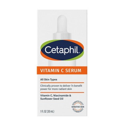 Cetaphil Brightening Vitamin C Face Serum 1fl oz - New