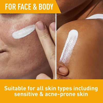 CeraVe Hydrating Sheer Sunscreen Lotion Face and Body SPF30 5oz - Imperfect Container