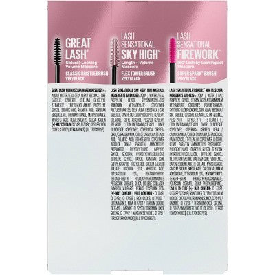 Maybelline Mini Mascara Holiday Gift Set with Great Lash 3pc - Imperfect Box