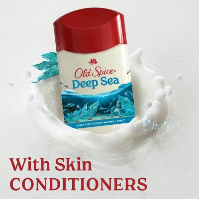 Old Spice Deep Sea Solid Antiperspirant & Deodorant for Men Sea Mineral Scent 2.6oz/2pk - New