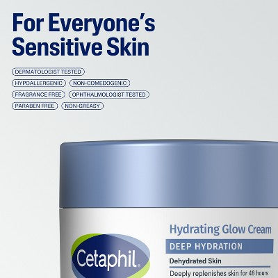 Cetaphil Daily Deep Hydrating Face Cream 1.7fl oz - Imperfect Box