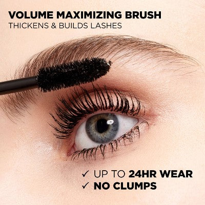 L'Oreal Paris Voluminous Original Mascara Blackest Black 2pc/0.56 fl oz - Imperfect Box