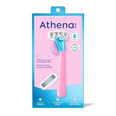 Athena Women's 5 Blade Reusable Razor Kit Pool Party - Imperfect Box