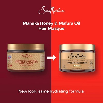 SheaMoisture Manuka Honey & Mafura Hair Oil Intensive Hydration Hair Mask 11.5oz - New