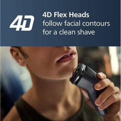 Philips Norelco Wet & Dry Men's Rechargeable Electric Shaver 2400 X3001/90 - Imperfect Box