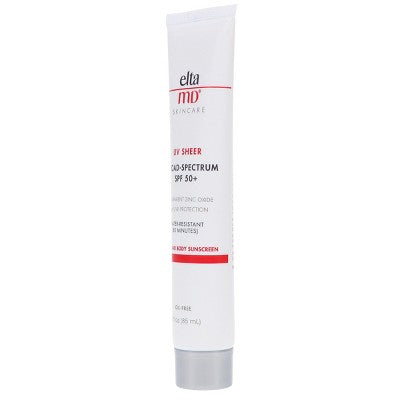 EltaMD UV Sheer Broad-Spectrum SPF 50+ Face and Body Sunscreen 3 oz - Missing Box