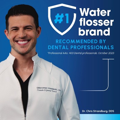Waterpik Cordless Plus Rechargeable Water Flosser WP-462 Black - Imperfect Box