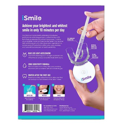 iSmile LED Teeth Whitening Kit White - Imperfect Box