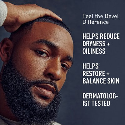 Bevel Men's Face Gel with Tea Tree Oil; Vitamin C 4 fl oz - Imperfect Container