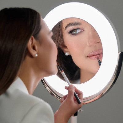Ilios Lighting Beauty Ring Makeup Mirror - Imperfect Box