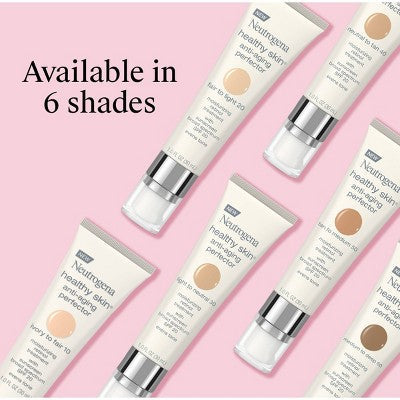 Neutrogena Healthy Skin Anti-Aging Perfector with Retinol & Broad Spectrum SPF 20 Sunscreen 20 Fair to Light 1 fl oz - New