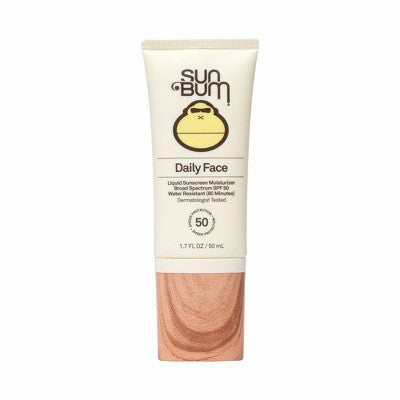 Sun Bum Daily Face Liquid Lotion Sunscreen SPF 50 1.7 fl oz - Imperfect Box