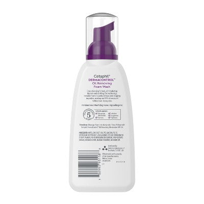 Cetaphil Pro Oil Removing Foam Face Wash Unscented 8oz - New