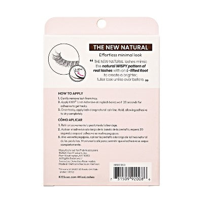 KISS Products The New Natural False Eyelashes Pearl Earring 4ct - Imperfect Box