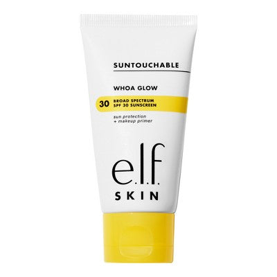 e.l.f. SKIN Suntouchable Whoa Glow Sunscreen & Primer Sunburst SPF 30 1.69 fl oz - Imperfect Box