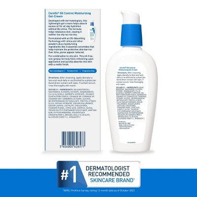 CeraVe Oil Control Face Gel Cream 3 fl oz - Missing Box