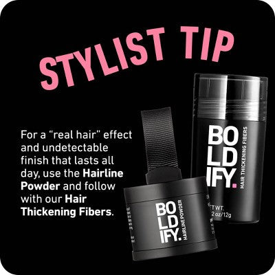 BOLDIFY Root Touch Up Powder with Brush Covers Grays Medium Brown - Imperfect Box