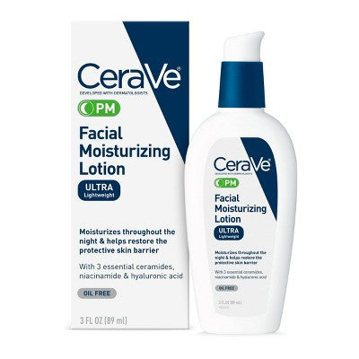 CeraVe PM Moisturizing Lotion Night Cream 3 fl oz - Missing Box