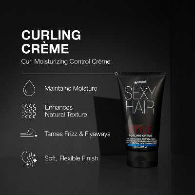 Sexy Hair Curly Sexy Curling Creme - 5.1 fl oz