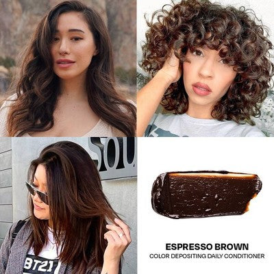 Overtone Espresso Brown Daily Conditioner Semi-Permanent Hair Color 4.5oz- New