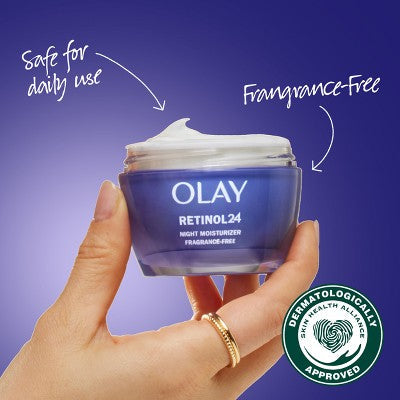 Olay Regenerist Retinol 24 Night Face Cream Moisturizer 1.7oz - Imperfect Box