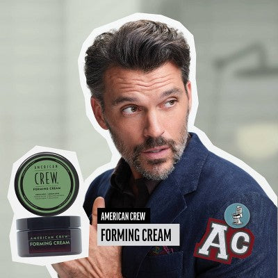American Crew Men's Medium Hold and Medium Shine  Forming Gel Cream 3oz - Imperfect Container