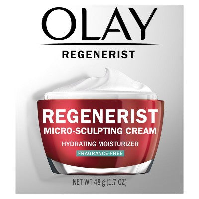 Olay Regenerist Face Moisturizer Micro-Sculpting Cream Fragrance Free 1.7oz - Missing Box