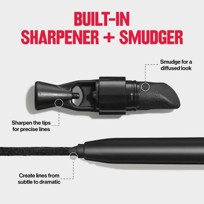 Revlon ColorStay Waterproof Eyeliner; Smudger 202 Black Brown 0.01oz/2ct - Missing Box