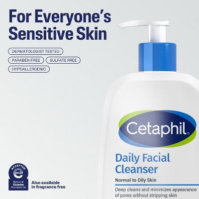 Cetaphil Daily Facial Cleanser 16 fl oz - New