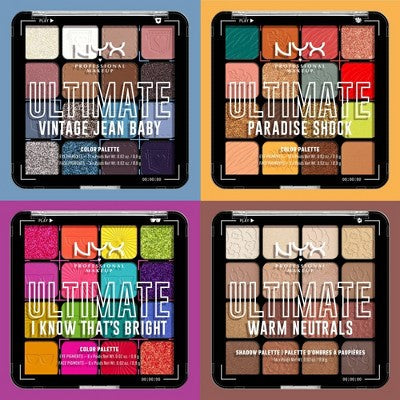 NYX Professional Ultimate Eyeshadow Palette Vintage Jean Baby 0.32oz - Imperfect Container