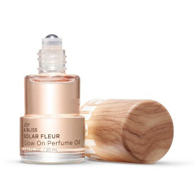 Being Frenshe Glow On Roll-On Fragrance with Essential Oils Floral Solar Fleur 0.84 fl oz - Imperfect Container
