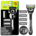 GilletteLabs Value Pack Razor Handle + 5 Blade Refills - Missing Box