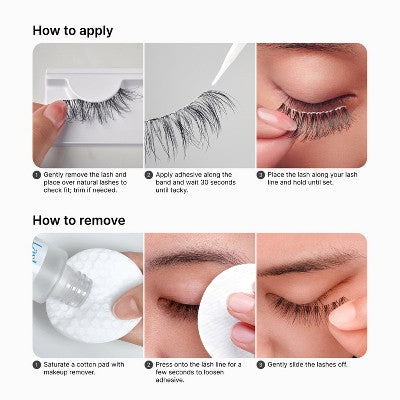 KISS Products The New Natural Trio Multipack False Eyelashes 60ct - Imperfect Box
