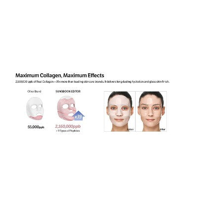 SUNGBOON EDITOR Deep Collagen Overnight Mask Gift Set 5ct - Missing Box