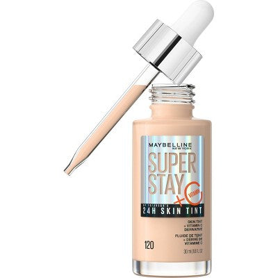 Maybelline Super Stay 24HR Skin Tint Foundation Serum 120 1 fl oz - Imperfect Container