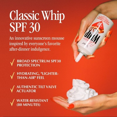 Vacation Sunscreen Classic Whip SPF 30 4 fl oz - Imperfect Container