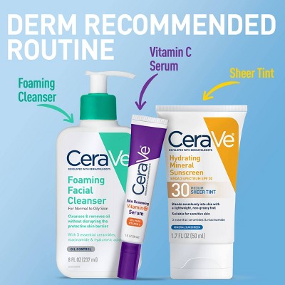 CeraVe Hydrating Mineral Tinted Face Lotion SPF 30 Medium 1.7 fl oz - Missing Box