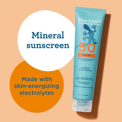 Blue Lizard Australian Sunscreen Sport Lotion SPF50 5 fl oz - Imperfect Container