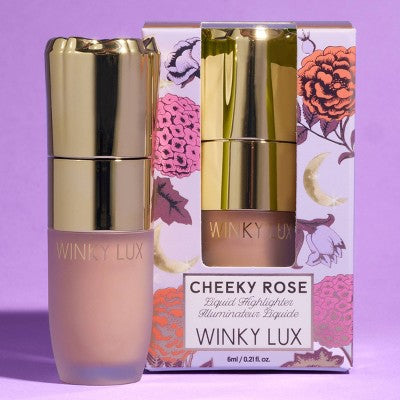 Winky Lux Cheeky Rose Liquid Highlighter Moonlight 0.21 fl oz - New