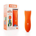 Meridian Trimmer Premium Pubic; Body Hair Trimmer for Men & Women Below-the-Belt Groomer, Ball Trimmer, Bikini Trimmer, Bonus Pouch Blaze - New