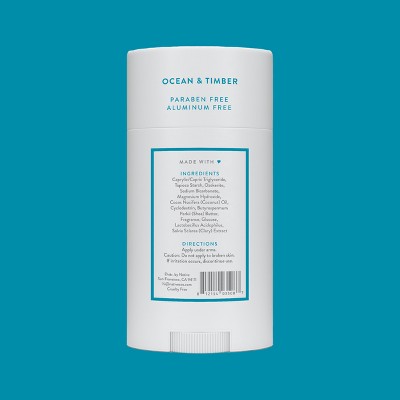 Native Solid Deodorant for Men & Women Ocean & Timber 2.65oz - Imperfect Container