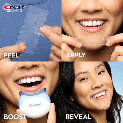 Crest 3D Whitestrips Professional White with Light Teeth Whitening Kit 19 Treatments - Imperfect Box