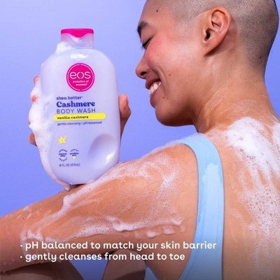 eos Shea Better Cashmere Body Wash Vanilla Cashmere 16 fl oz - Imperfect Container