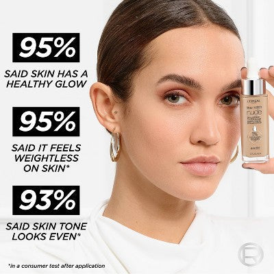 L'Oreal Paris True Match Hyaluronic Tinted Serum 1-2.5 Rosy Light 1 fl oz - Imperfect Container